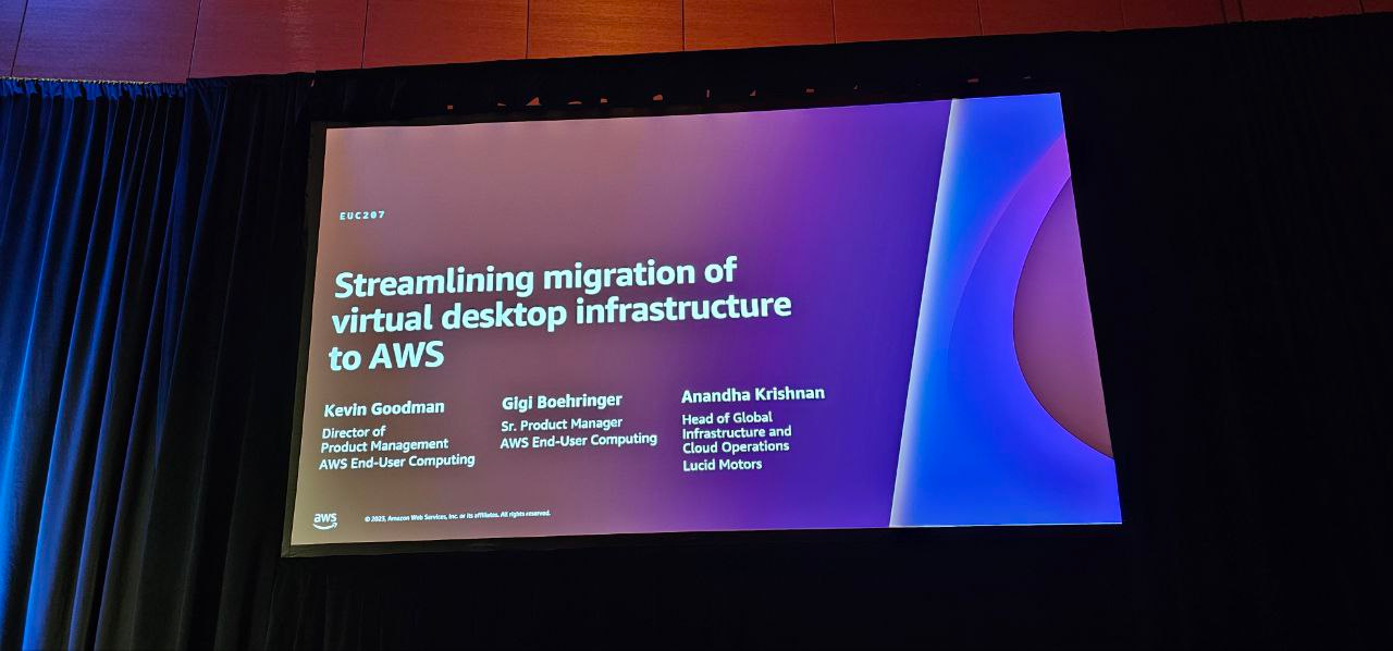 Streamlining migration of virtual desktop infrastructure to AWS