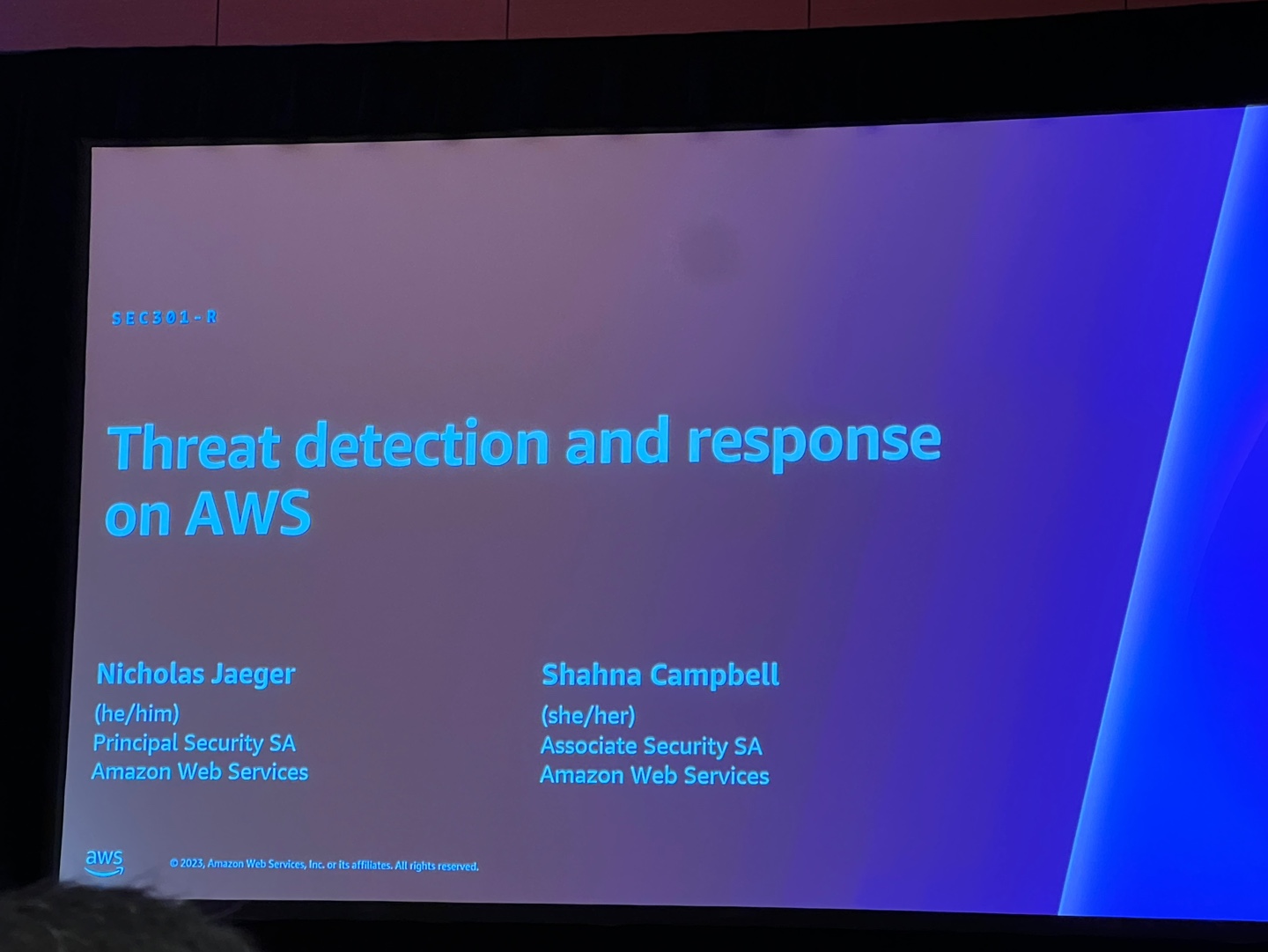 Threat detection and response on AWS