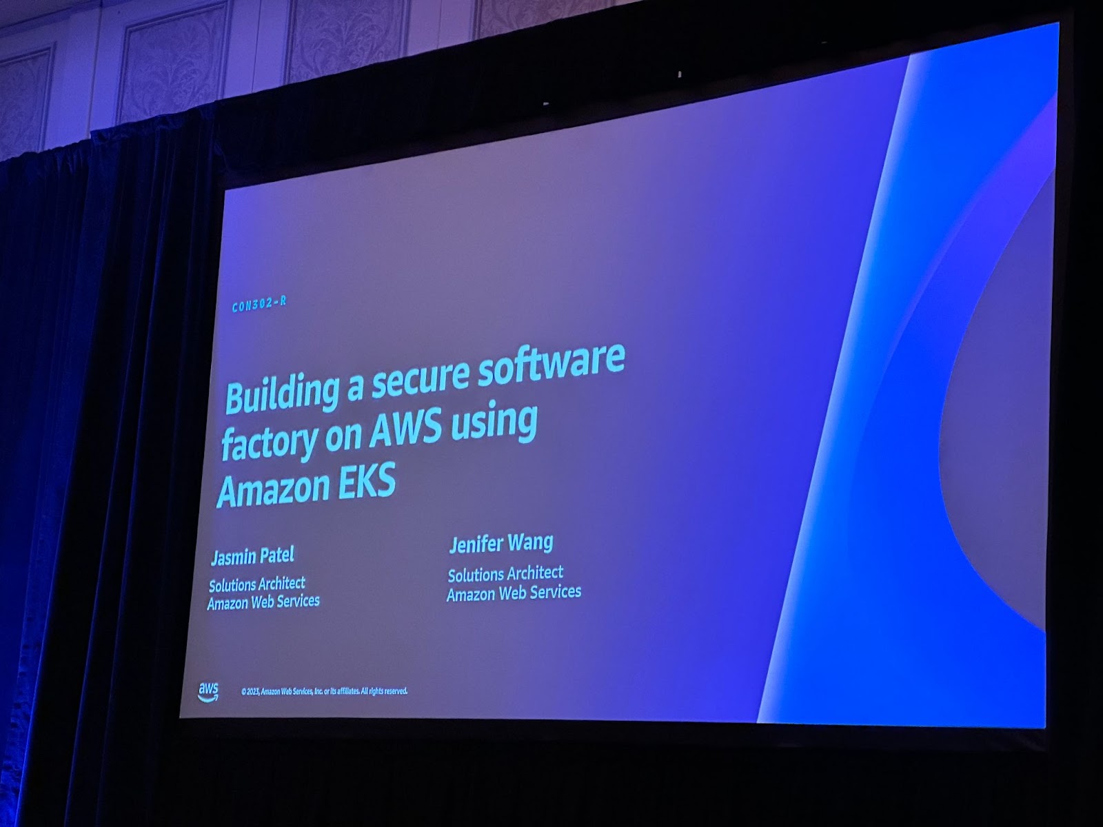 Building a secure software factory on AWS using Amazon EKS