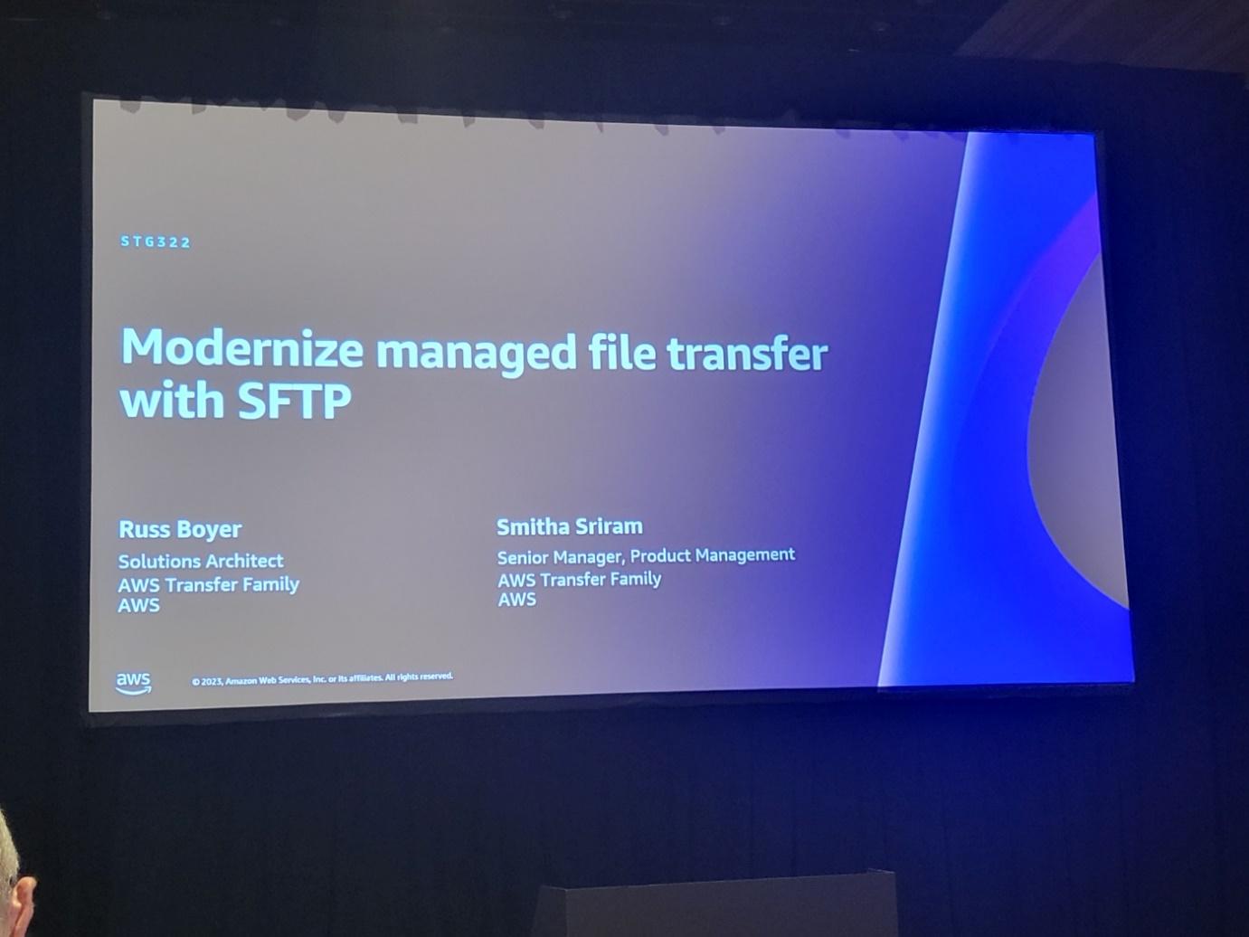 Modernize managed file transfer with SFTP