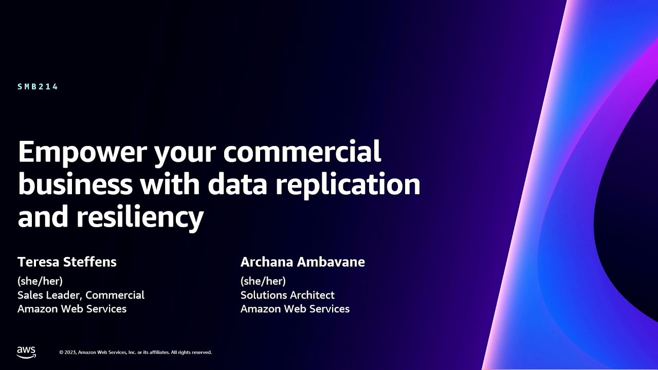 Empower your commercial business with data replication and resiliency