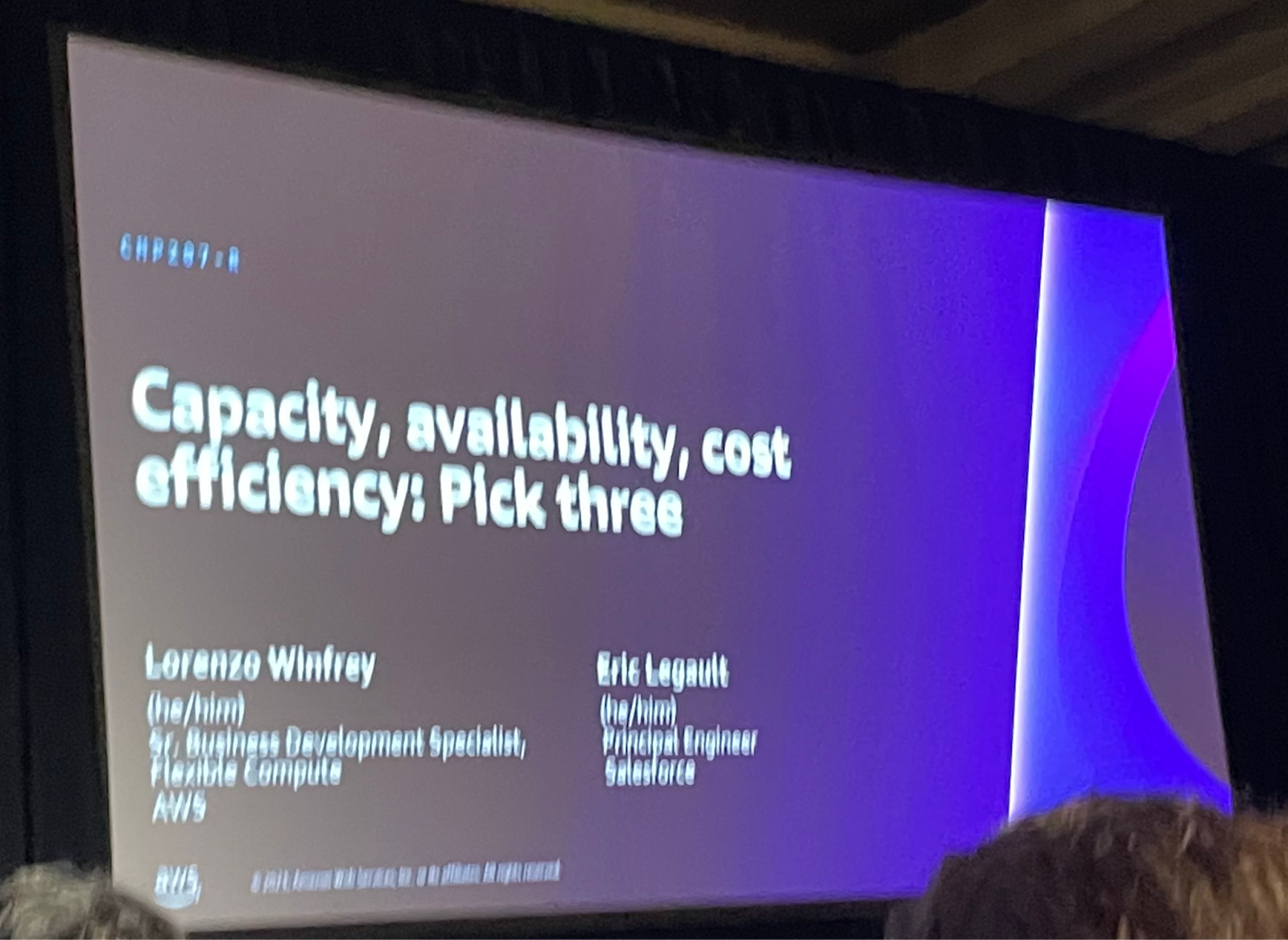 Capacity, availability, cost efficiency：Pick three