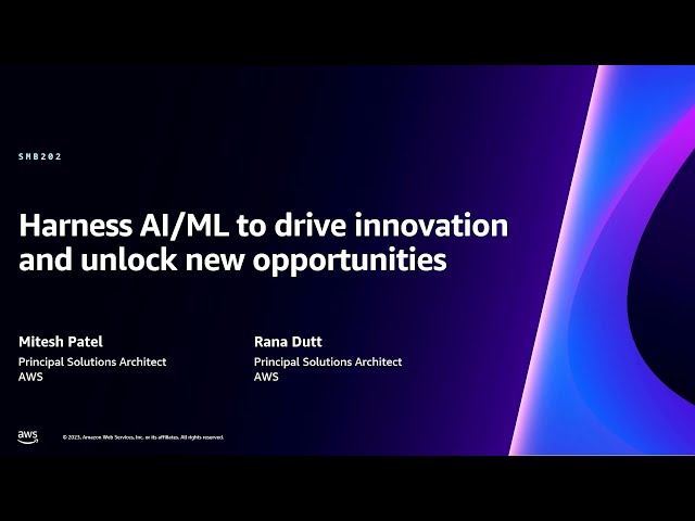 Harness AI/ML to drive innovation and unlock new opportunities