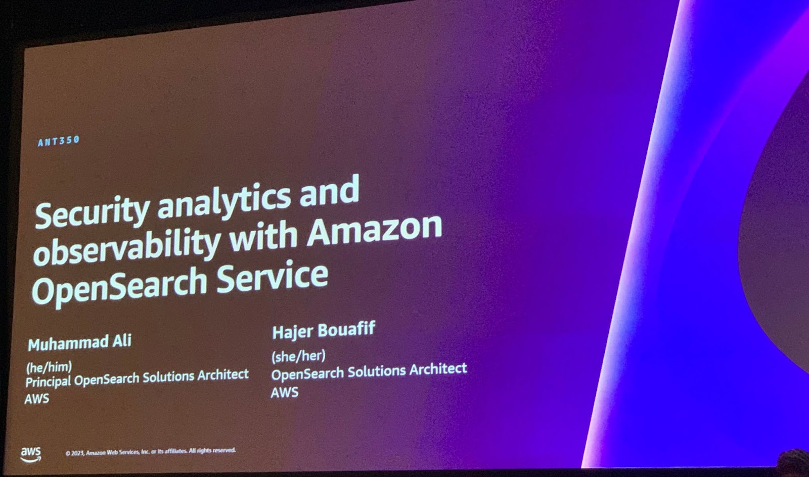 Security analytics and observability with Amazon OpenSearch Service