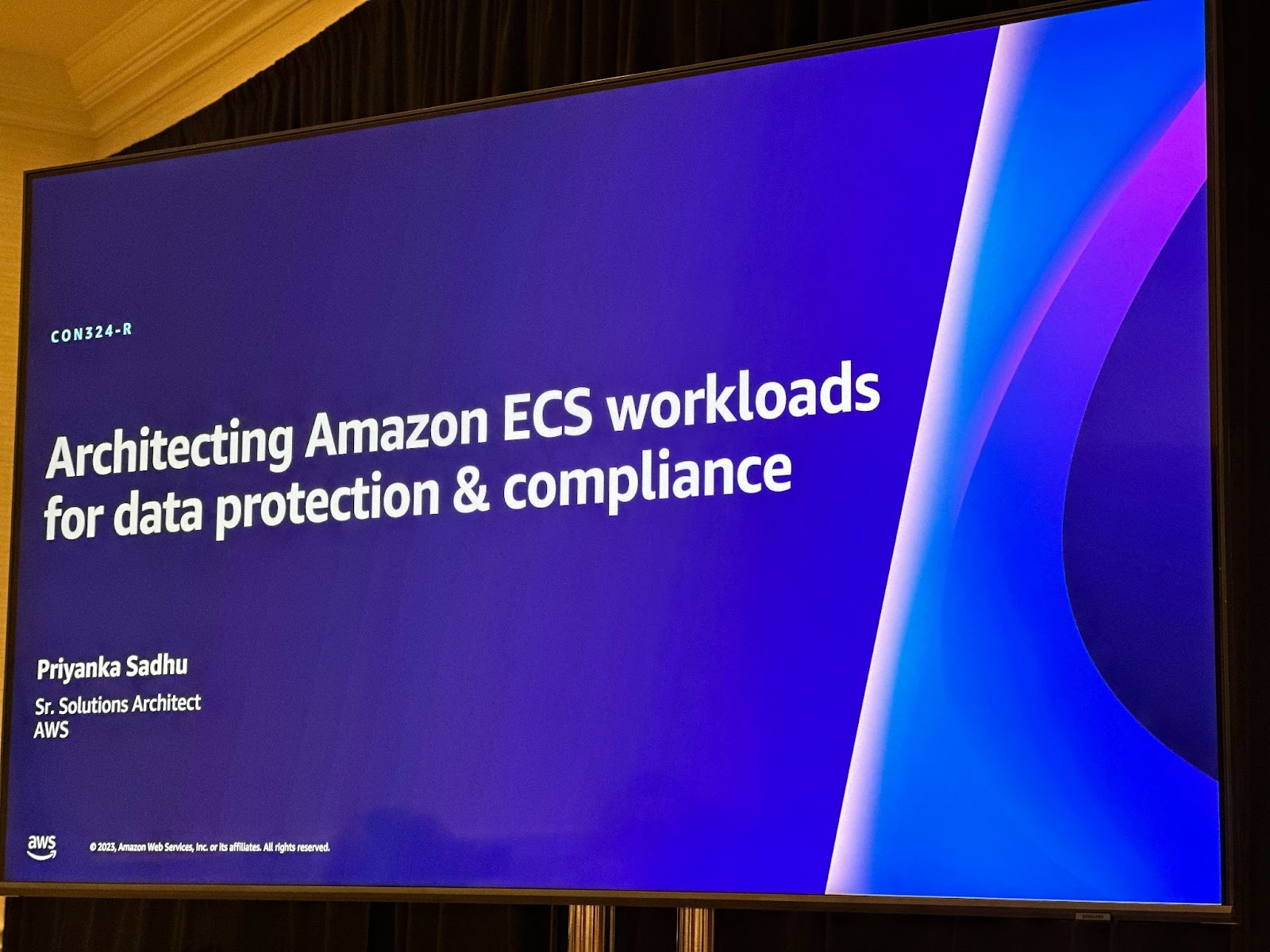 Architecting Amazon ECS workloads for data protection & compliance