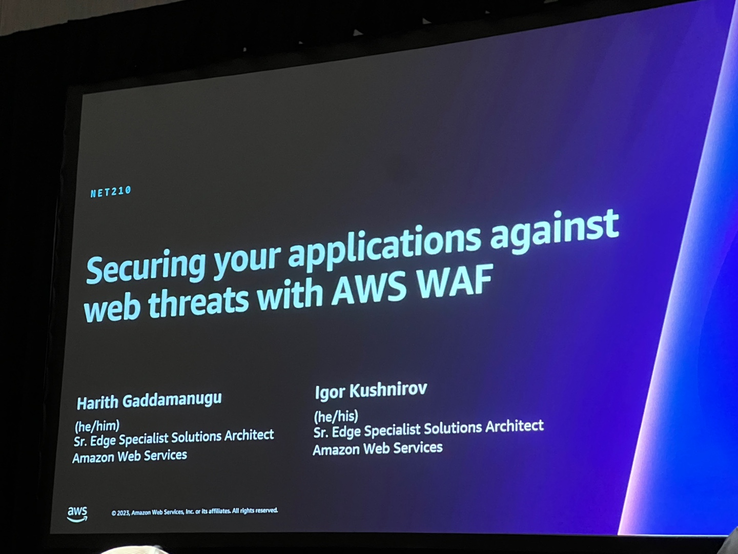 Securing your applications against web threats with AWS WAF