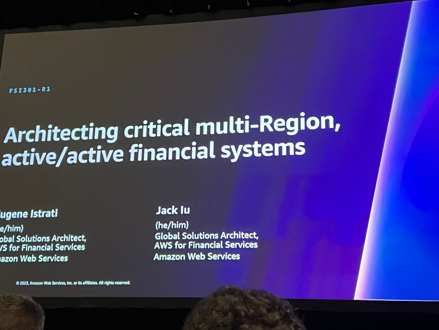 Architecting critical multi-Region, active/active financial systems