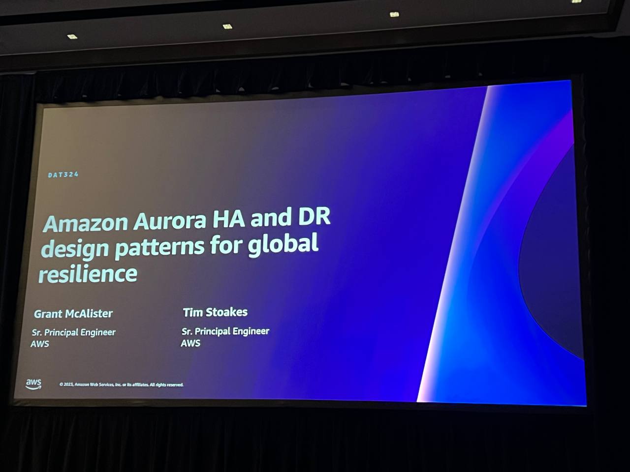 Amazon Aurora HA and DR design patterns for global resilience