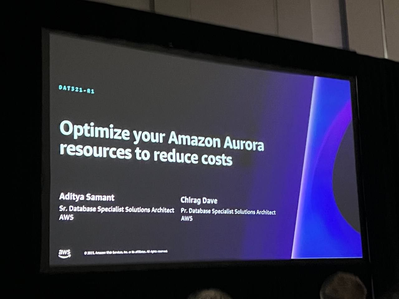 Optimize your Amazon Aurora resources to reduce costs