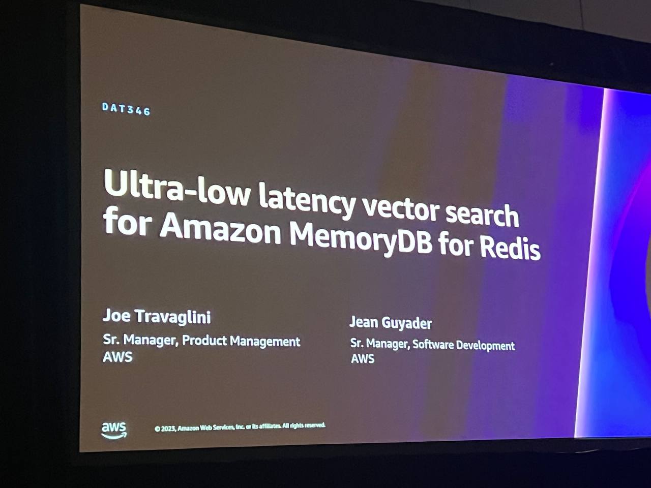 Ultra-low latency vector search for Amazon MemoryDB for Redis