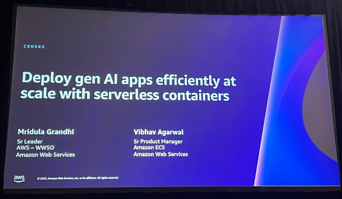 Deploy gen Al apps efficiently at scale with serverless containers