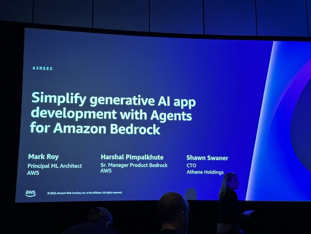 Simplify generative AI app development with Agents for Amazon Bedrock