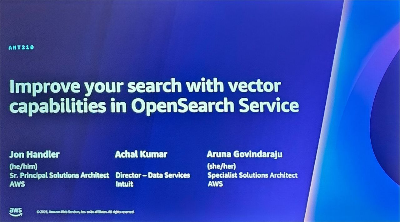 Improve your search with vector capabilities in OpenSearch Service