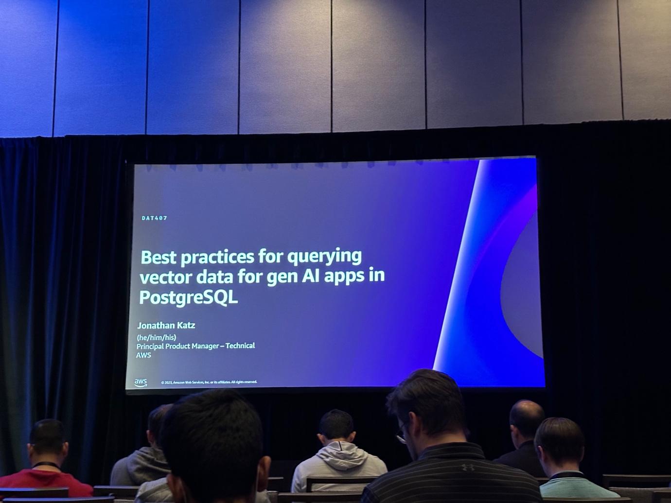 Best practice for querying vector data for gen AI apps in PostgreSQL