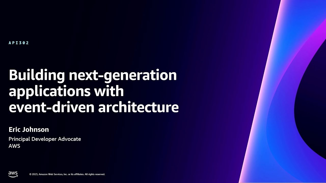 Building next-generation applications with event-driven architecture