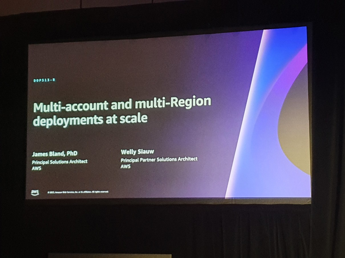Multi-account and multi-Region deployments at scale