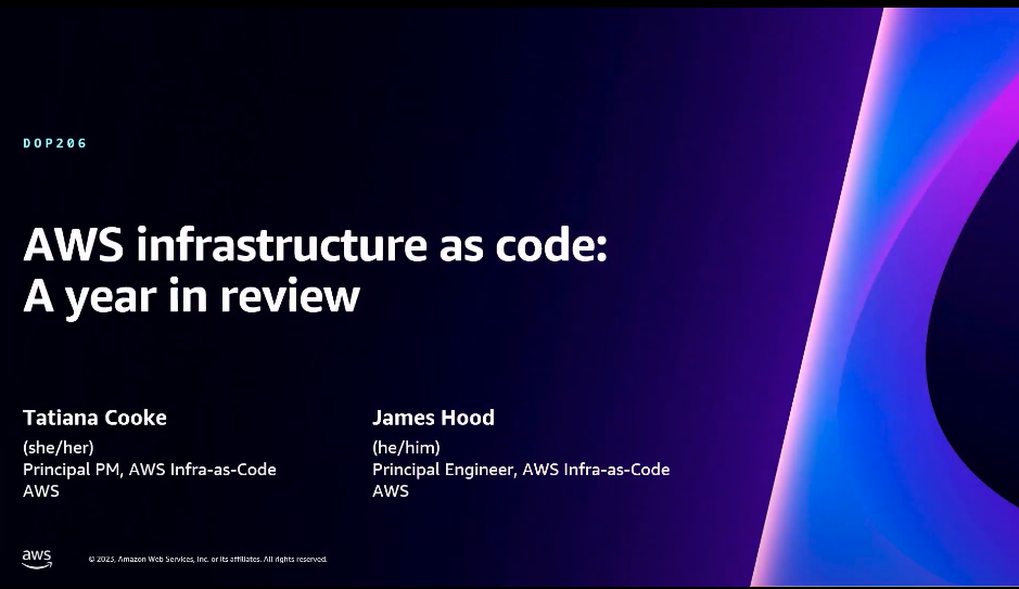 AWS infrastructure as code: A year in review