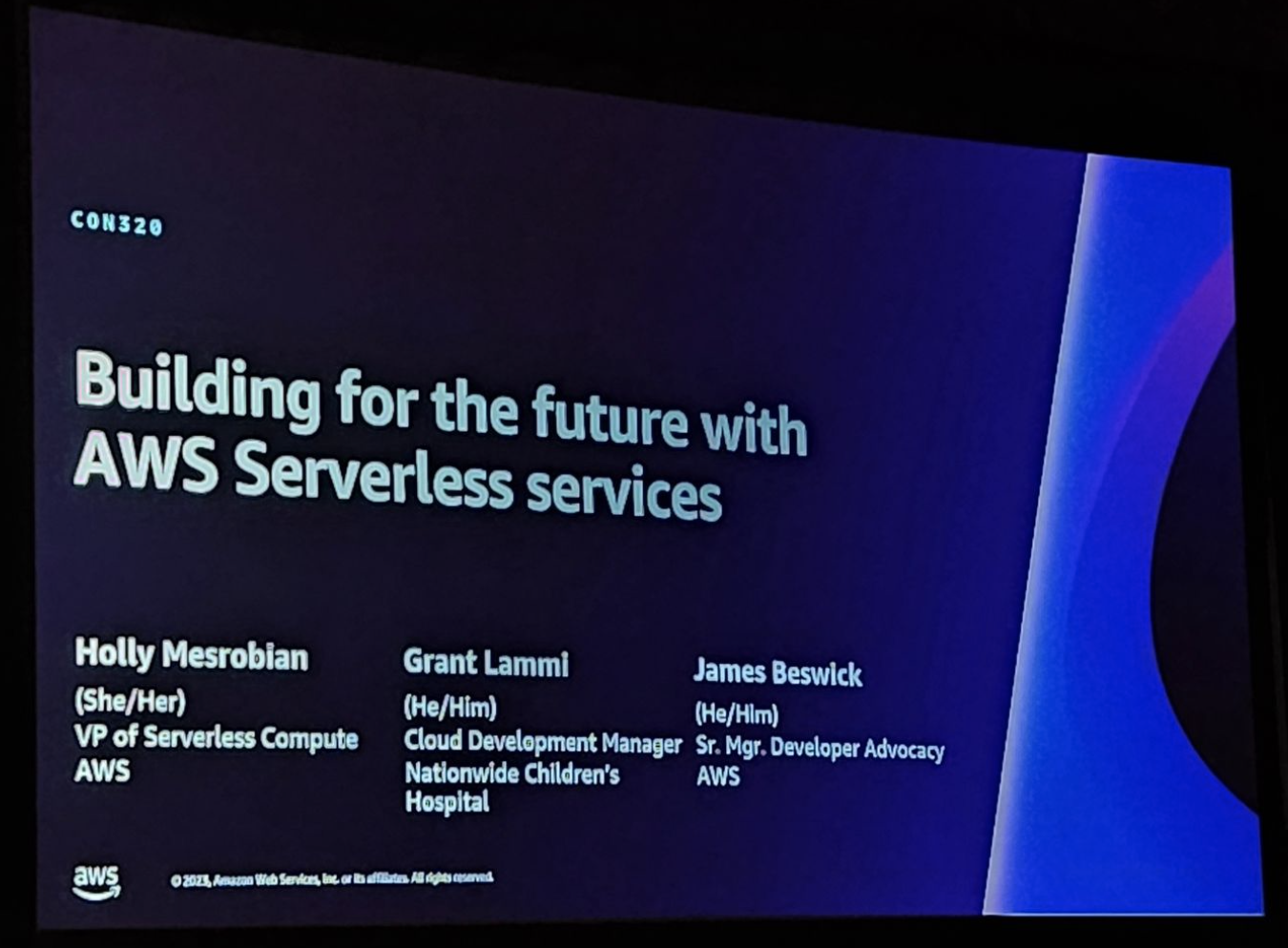 Building for the future with AWS serverless services