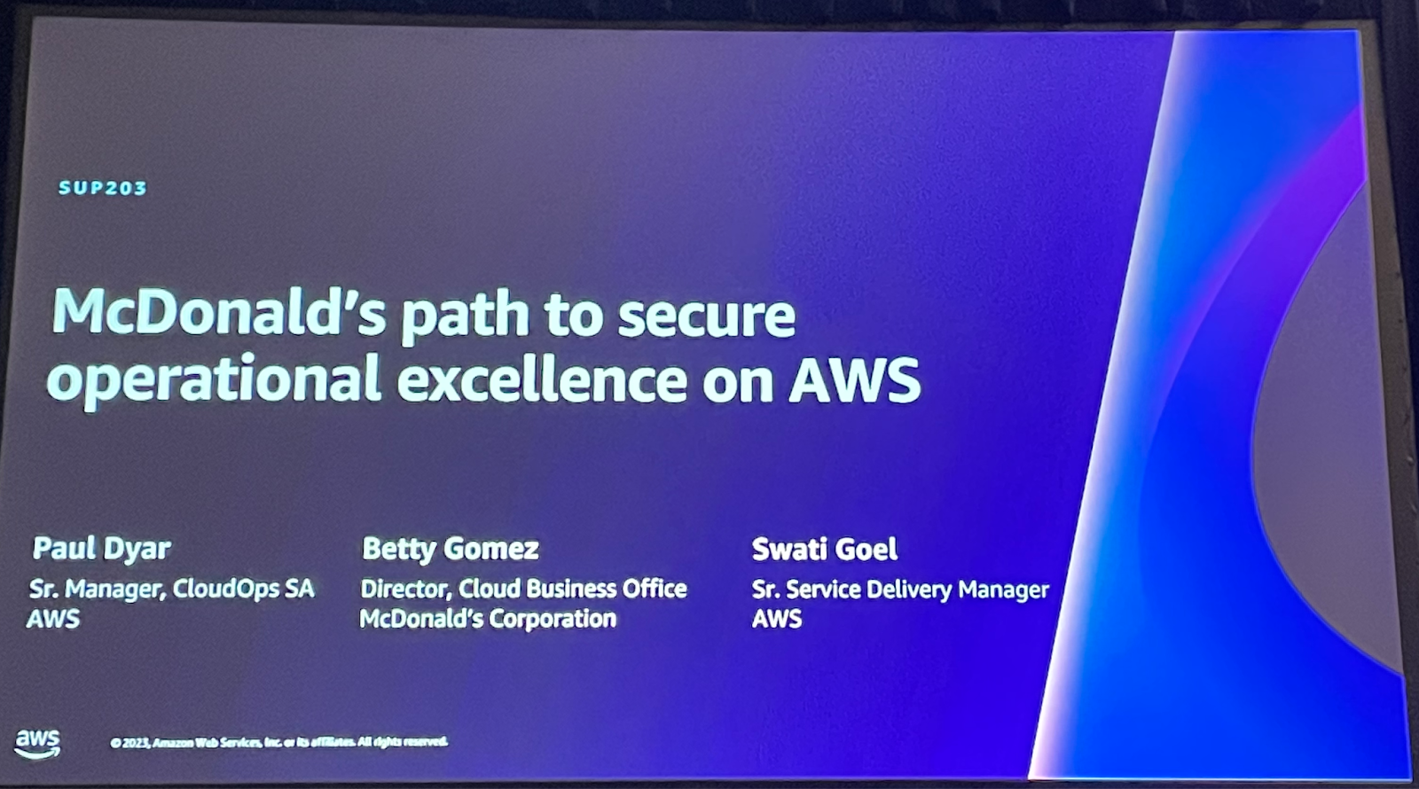 McDonald’s path to secure operational excellence on AWS