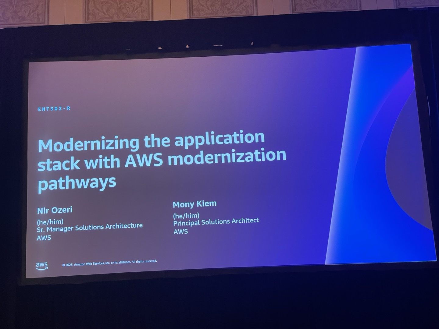 Modernizing the application stack with AWS modernization pathways
