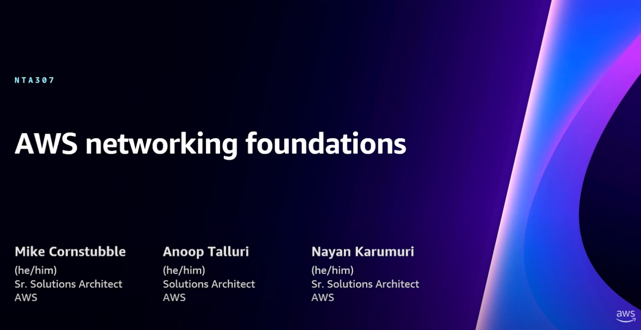 AWS networking foundations