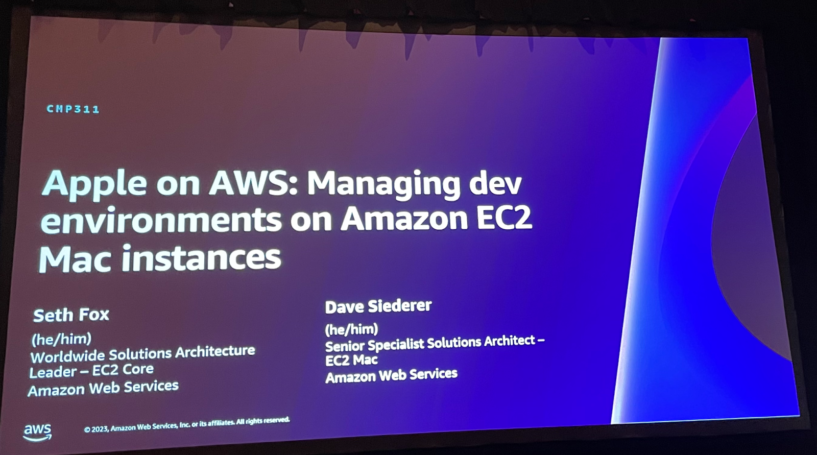 Apple on AWS: Managing dev environments on Amazon EC2 Mac instances（Apple on AWS：Amazon EC2 Macインスタンスで開発環境を管理する）