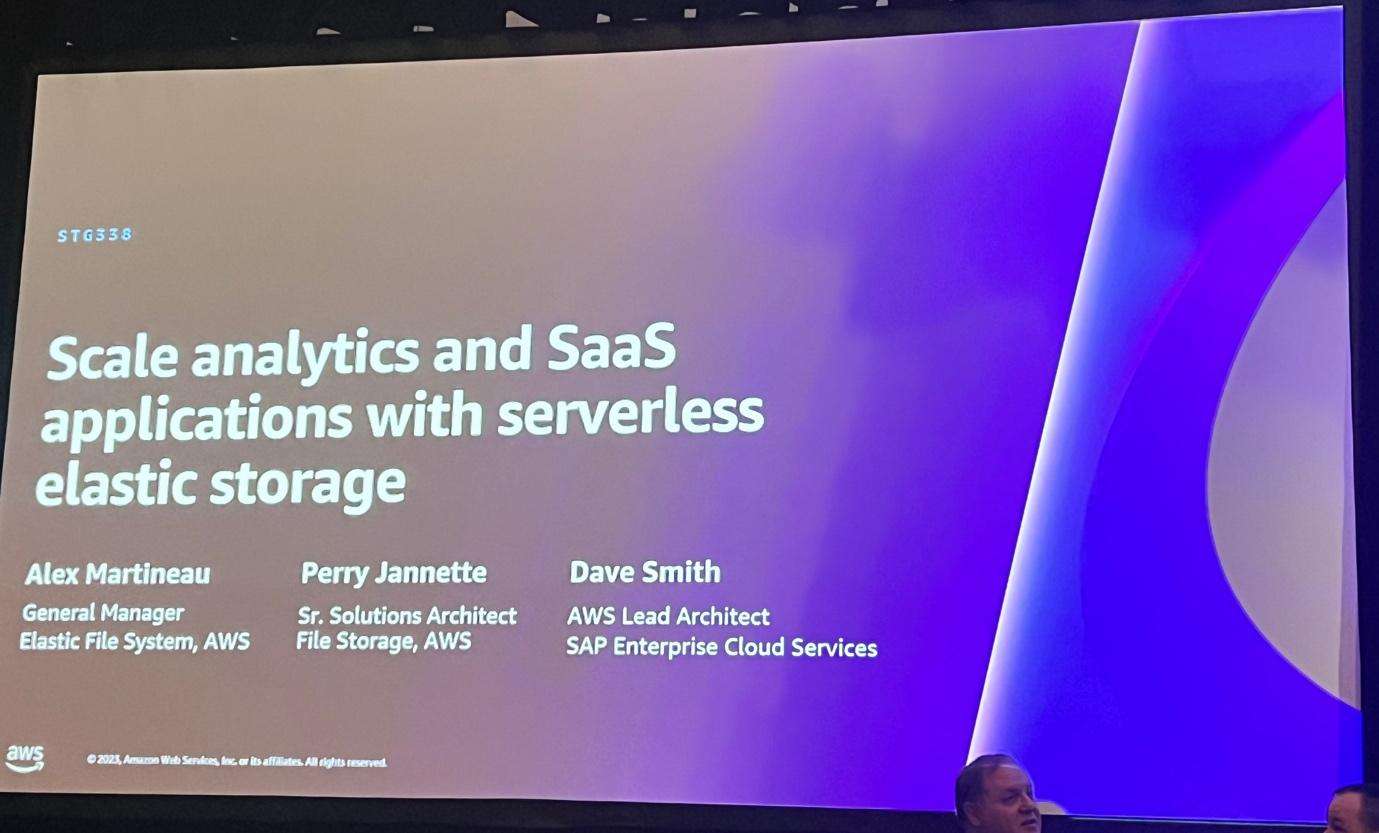 Scale analytics and SaaS applications with serverless elastic storage